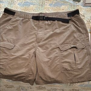 Royal Robbins Men's Khaki Cargo Shorts/Swim Trunks